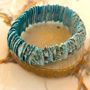 Beautiful blue Shell Bracelet